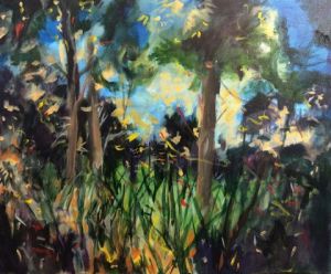 Voir le détail de cette oeuvre: paysage nocturne